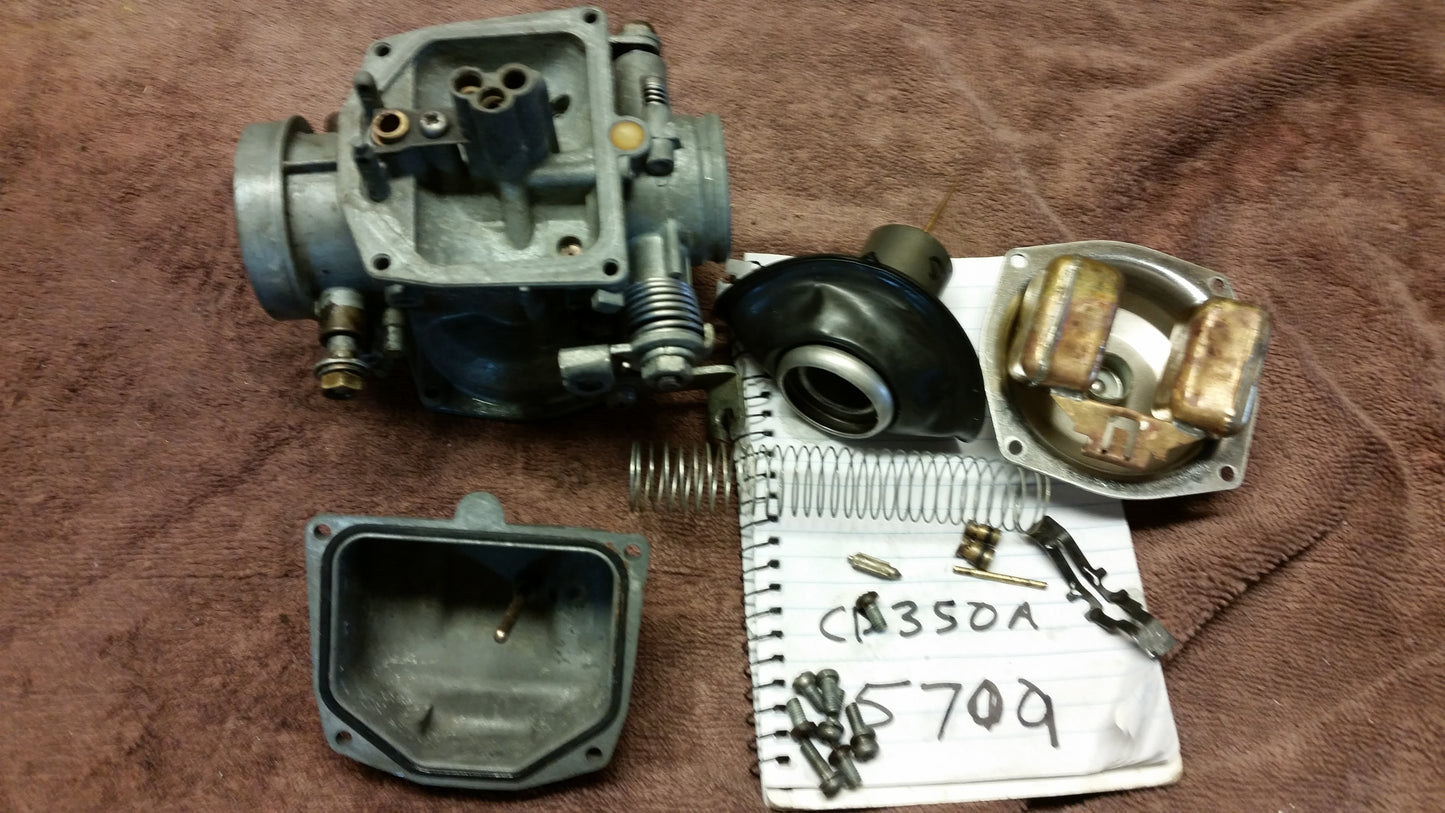 Sold Ebay 2172020 Honda CB350 Carburetor Pair sku 5709