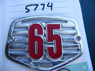 Sold Ebay Honda Sport 65 S65 Headtube badge  sku 5774