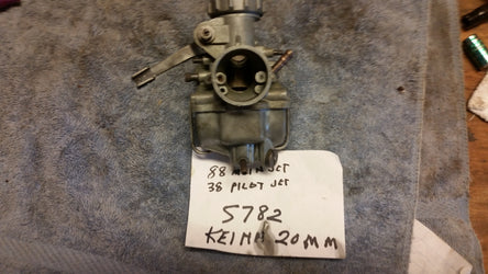 Sold on Ebay 9/29/2020 Honda Keihn Super 90 carburetor Ultrasonically Cleaned sku 5782