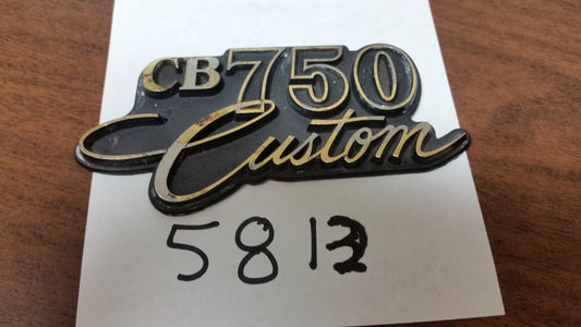 Honda CB750 Custom Sidecover Badge sku 5813