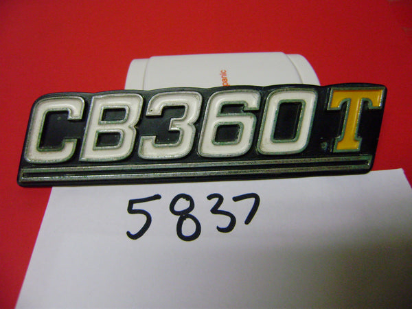 Sold Ebay 7/1/2020Honda CB360T Sidecover Badge sku 5837