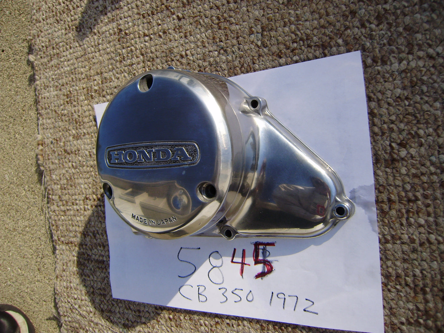 Sold Ebay 01142020 Honda CB350 Complete Crankcase Set Polished sku 5843