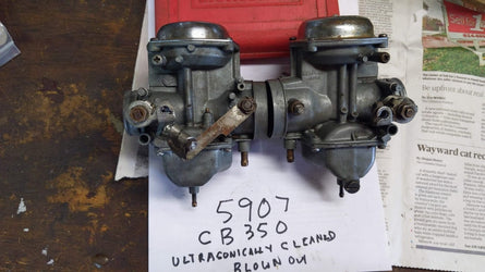 Sold Ebay 5/31/2020 Honda CB350 Carburetor Pair 5907