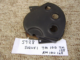 Suzuki TM100 TM125 RM100 RM125 sprocket cover OEM NOS sku 5928