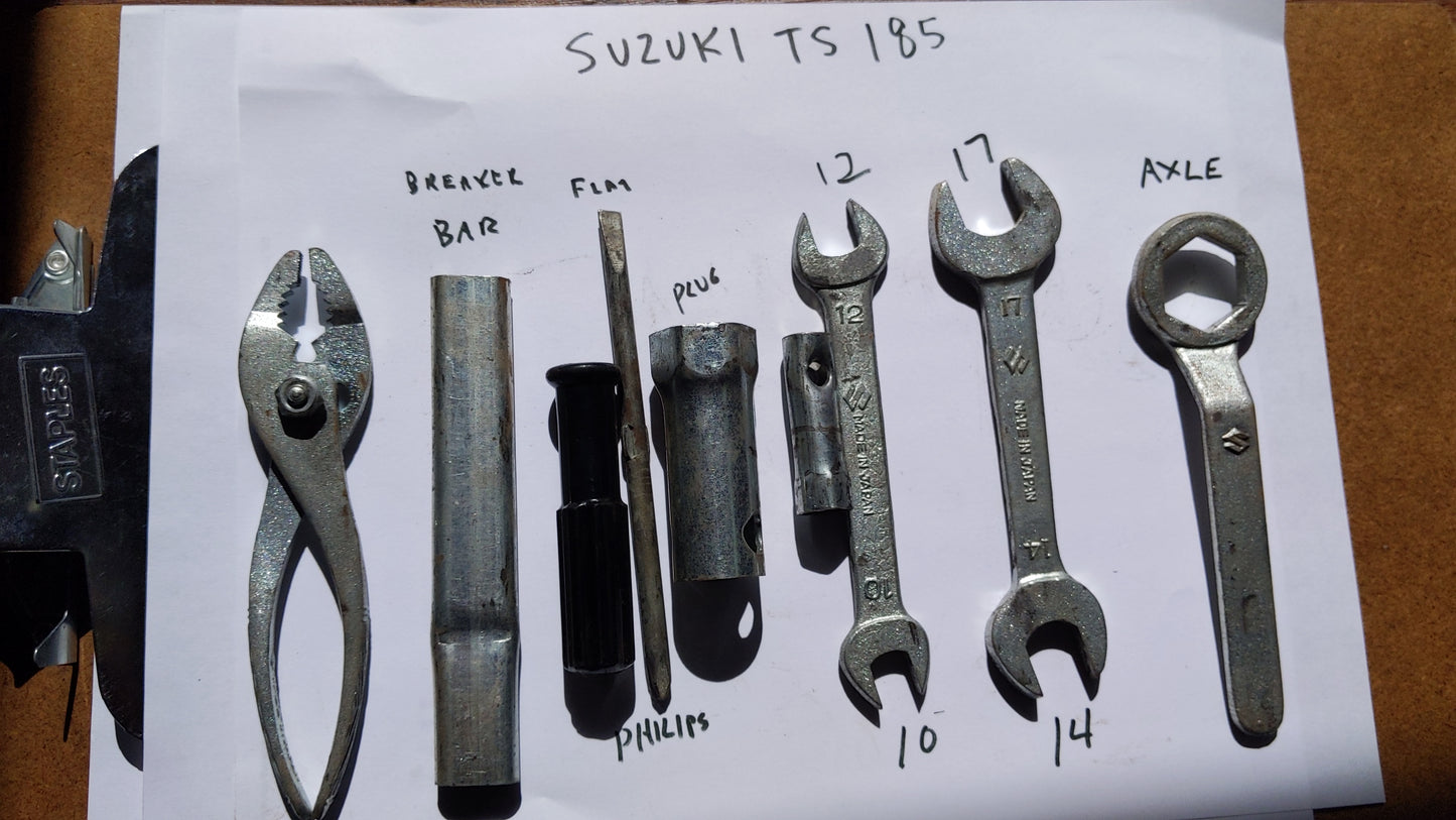 Suzuki TS185 Tool Kit sku 5958