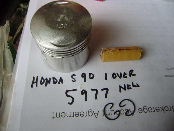 Honda Super 90 S90 Honda Piston Rings Roll Pin and circlips  sku 5977