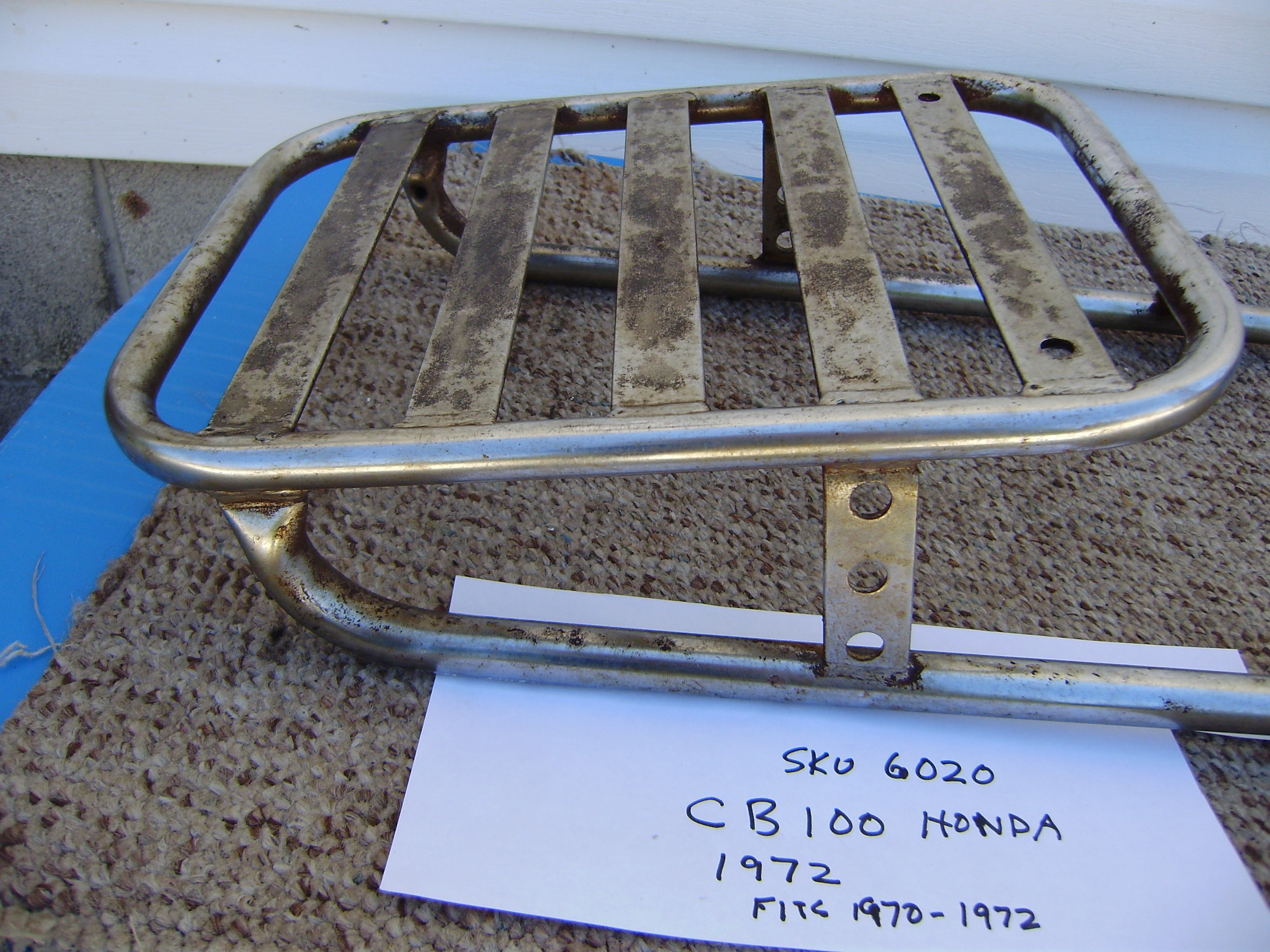 Honda CB100 luggage rack sku 6020 – ClassicJapaneseMotorcycles