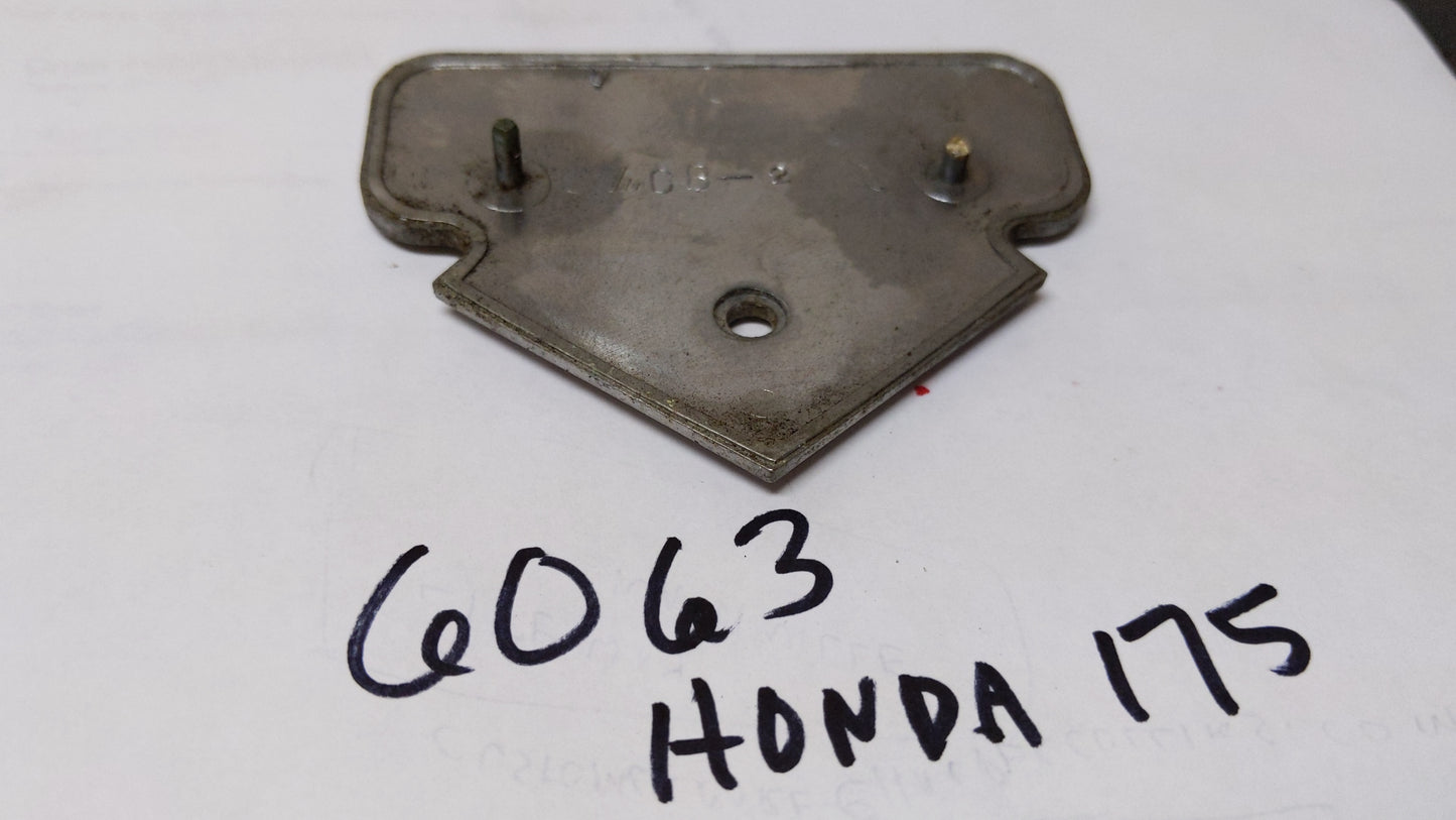Honda CB175 CL175 Sidecover Badge sku 6063