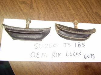 Suzuki TS185 OEM Rim Locks sku 6078