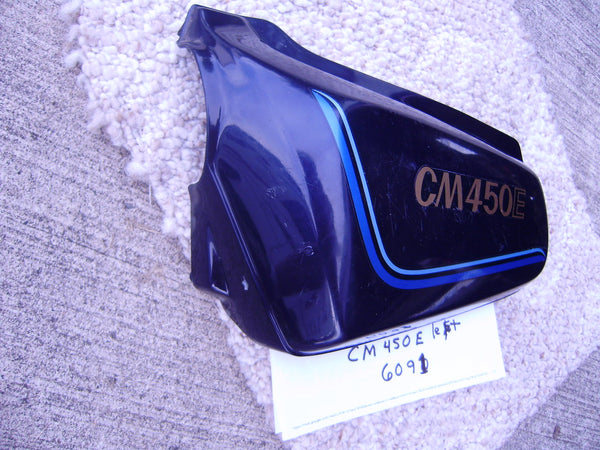 Sold Ebay 1032020 Honda CM450E 1982 sidecover Candy Imperial blue left Honda Part 83740-447  sku 6091