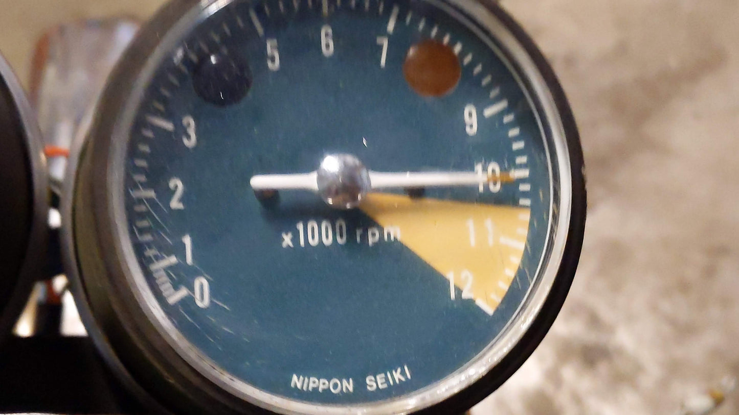 Sold Ebay 5/21/21 Honda CL175 1972 Speedometer Tachometer and mounting tested complete sku 6166