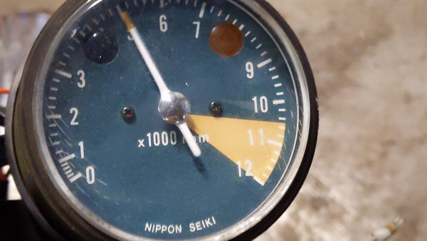 Sold Ebay 5/21/21 Honda CL175 1972 Speedometer Tachometer and mounting tested complete sku 6166