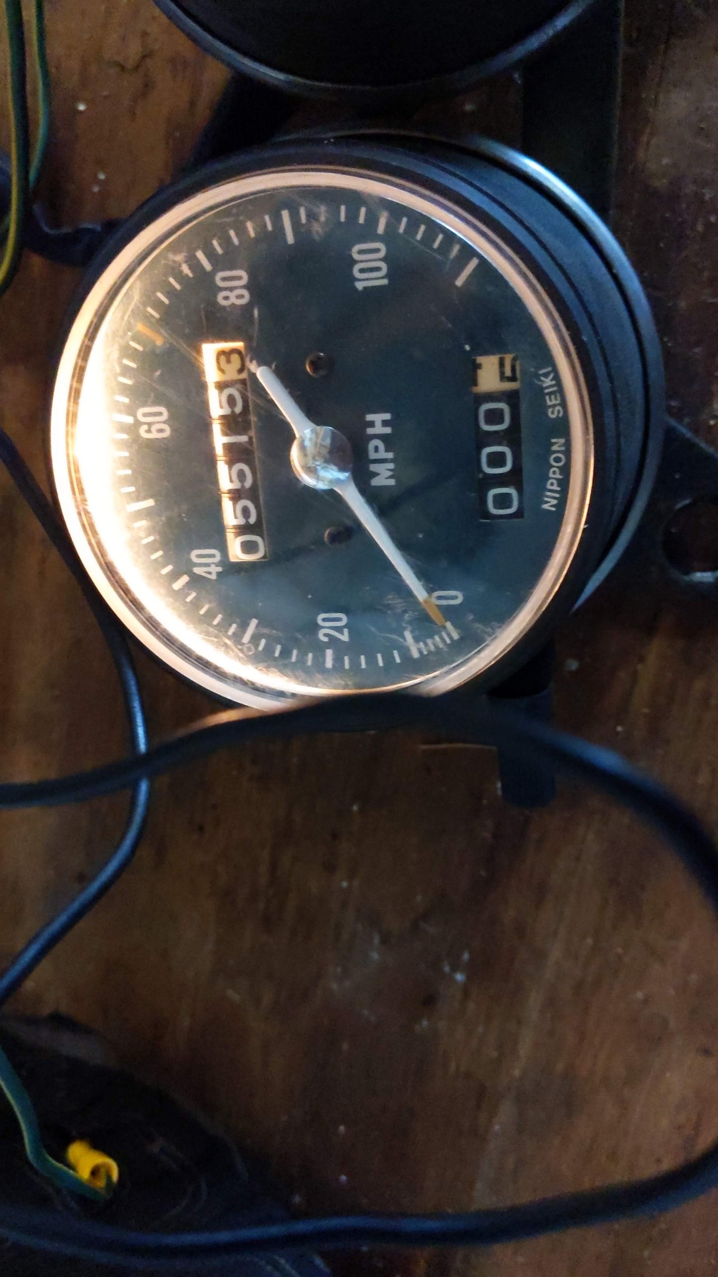 Sold Ebay 5/21/21 Honda CL175 1972 Speedometer Tachometer and mounting tested complete sku 6166