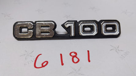 Honda CB100 Sidecover Badge sku 6181