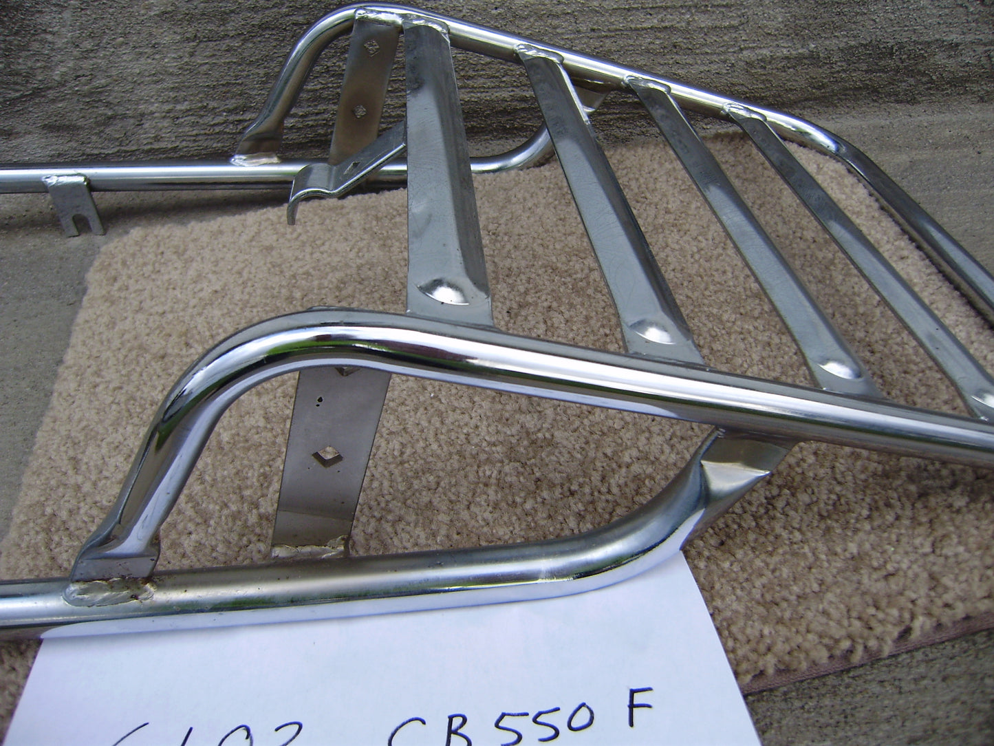 Sold Ebay 4/28/21Honda CB550 Four Luggage Rack sku 6182