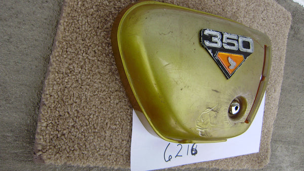 Honda CL350 right sidecover Candy Panther Gold sku 3216
