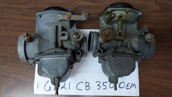 Sold Ebay 3/16/2021 Honda CB350 OEM CV Carburetor Pair sku 6221