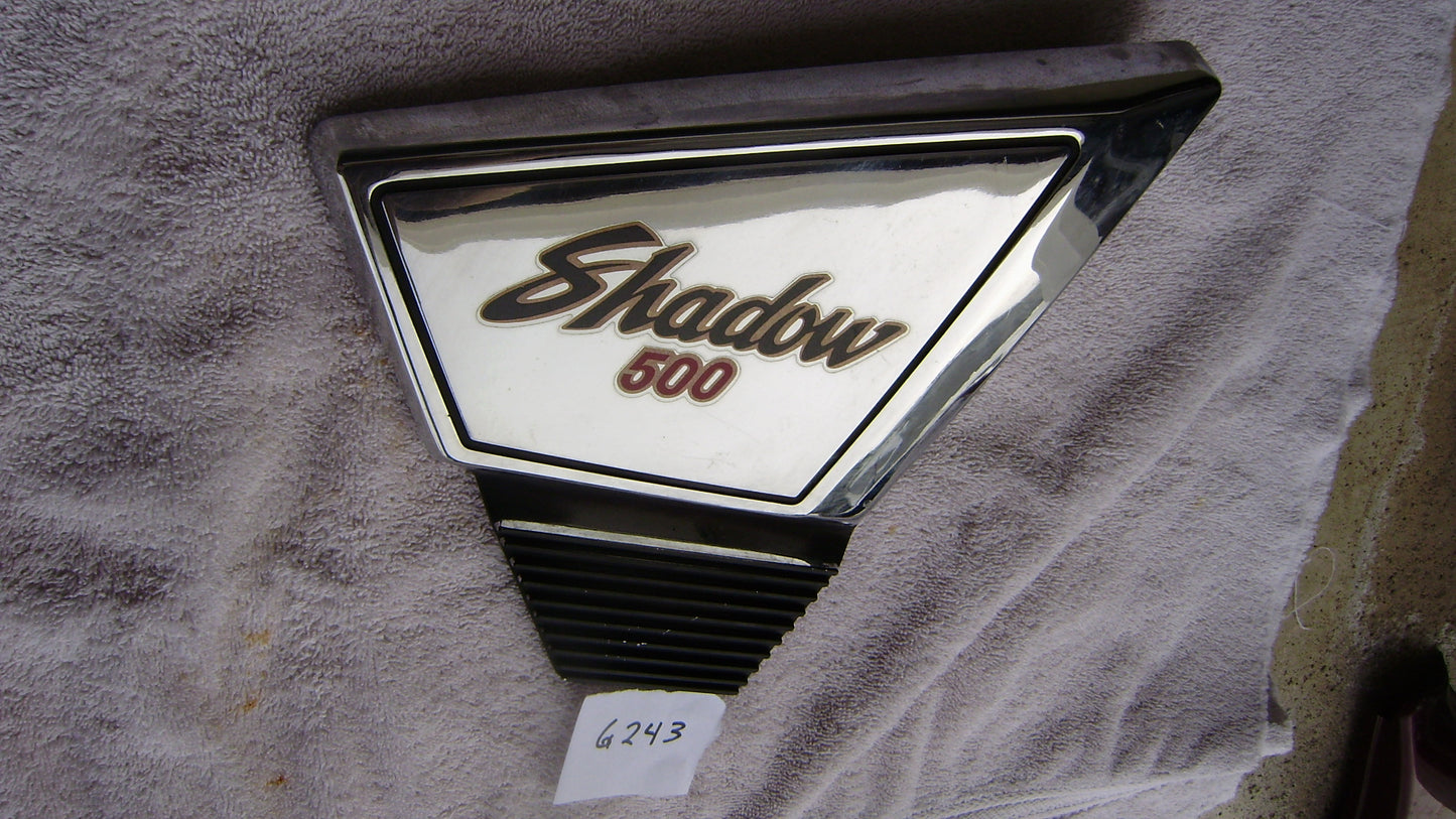 Sold Ebay 03/08/2021Honda VT500C 83 Shadow 500 right sidecover sku 6243