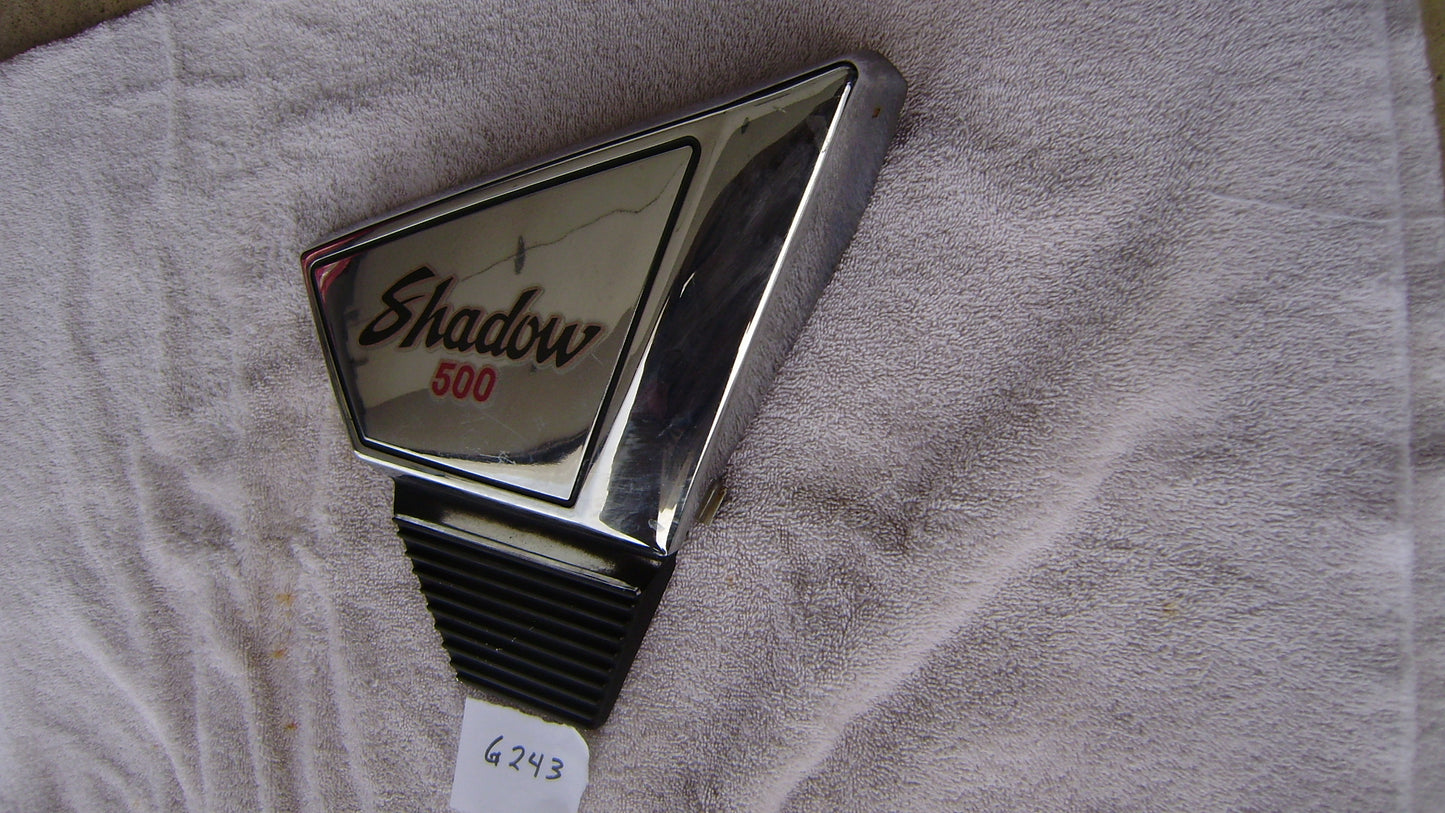 Sold Ebay 03/08/2021Honda VT500C 83 Shadow 500 right sidecover sku 6243