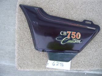 Sold Ebay Honda CB750C Custom  Left Sidecover Honda Part 83700--425P  sku 6246