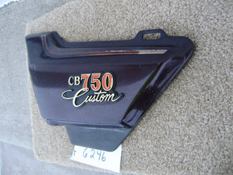 Sold Ebay Honda CB750C Custom  Left Sidecover Honda Part 83700--425P  sku 6246