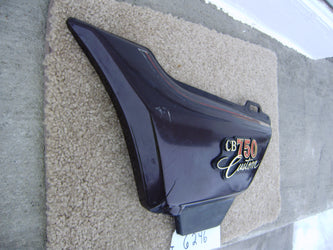 Sold Ebay Honda CB750C Custom  Left Sidecover Honda Part 83700--425P  sku 6246