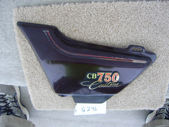 Sold Ebay Honda CB750C Custom  Left Sidecover Honda Part 83700--425P  sku 6246