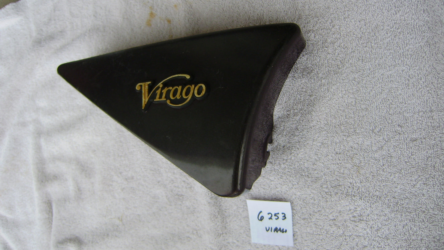 Virago 920 OEM Left  Black Sidecover  sku 6253