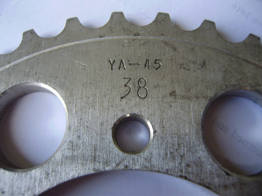 Yamaha NOS YA-45  38T 530 chain 4 Bolt Tooth Rear Sprocket sku 6330