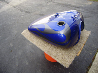 Sold Ebay 3/20/21 Honda Shadow Spirit 750C blue gas  tank.  sku 6341