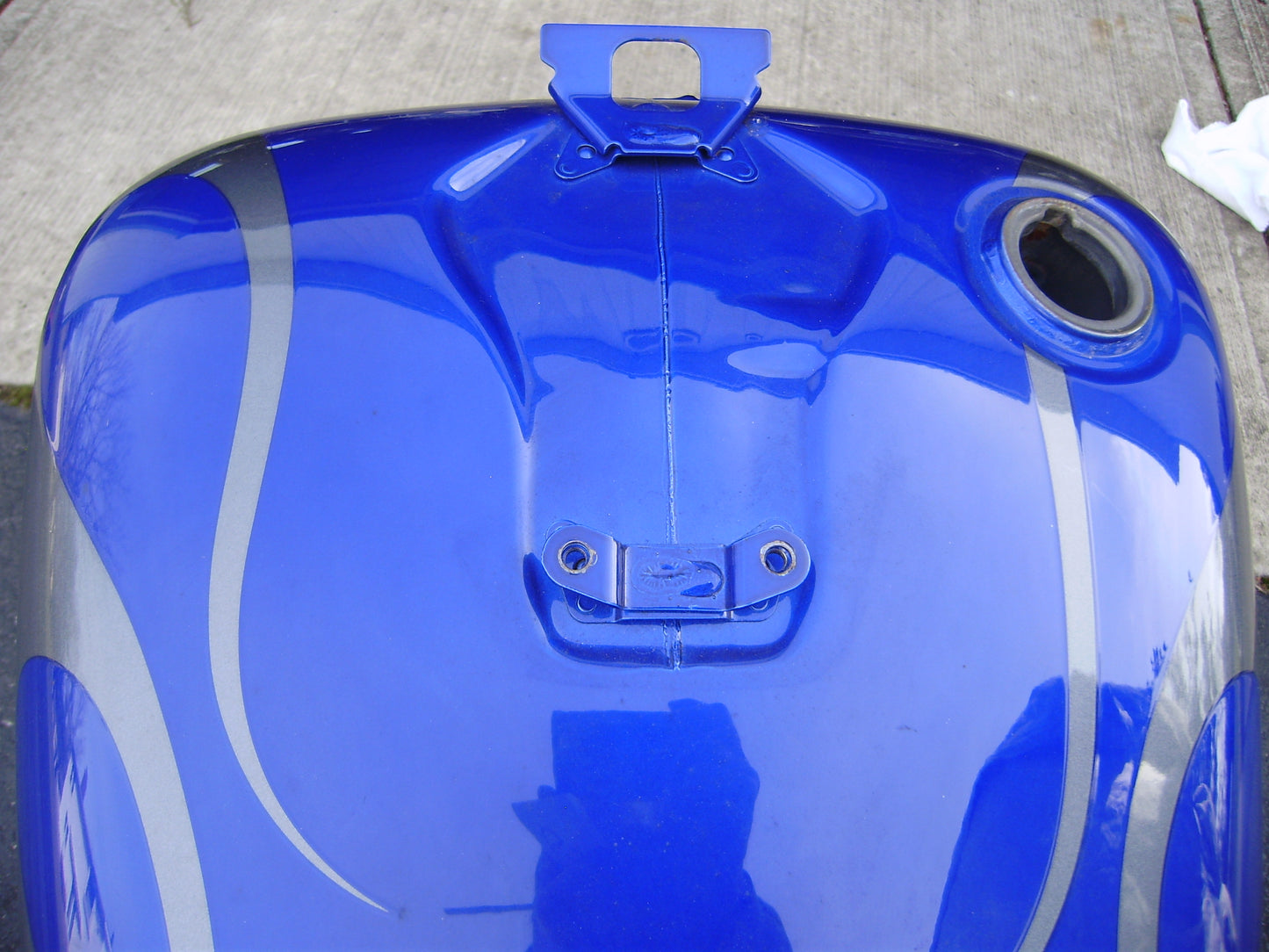 Sold Ebay 3/20/21 Honda Shadow Spirit 750C blue gas  tank.  sku 6341