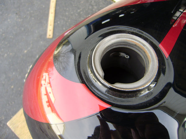 So ld Ebayi 3/26/2021 Honda Shadow Spirit 750C black red gas  tank.  sku 6342