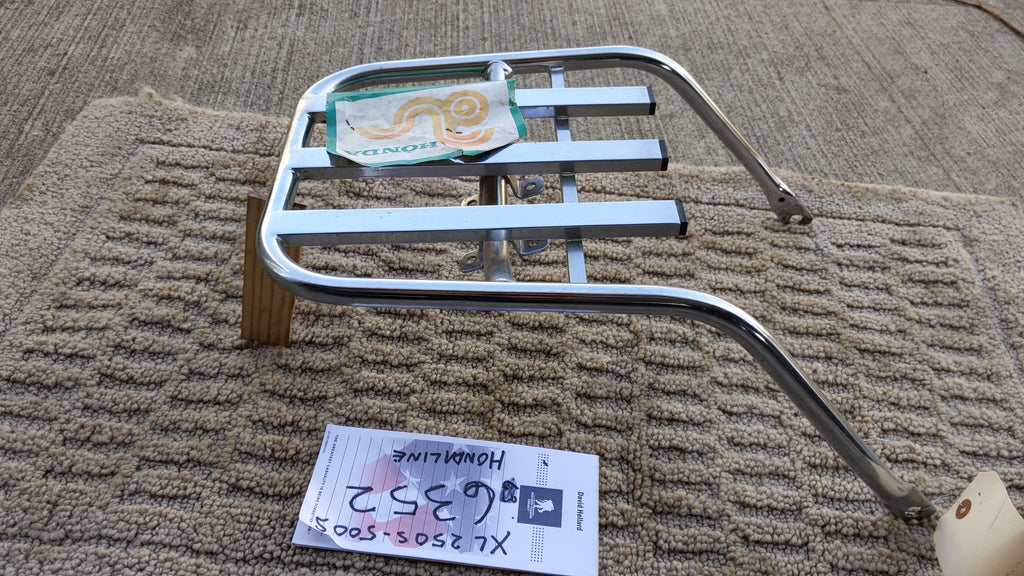 sold for Ebay Sale 3/20/21 Hondaline NOS XL250S XL500S luggage rack sk ...