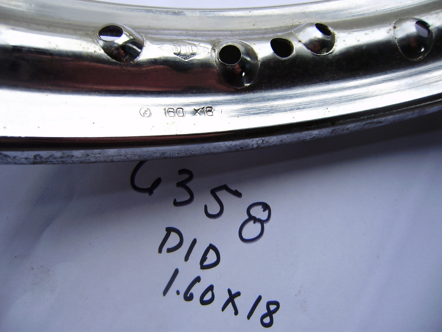 Honda OEM NOS18" Rim Fit CB CL175 and others  44701-235-003 my sku 6358
