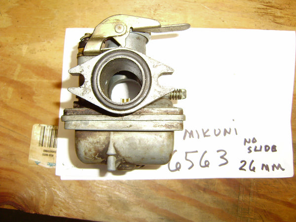 sold ebay Mikuni Carburetor  sku 6563