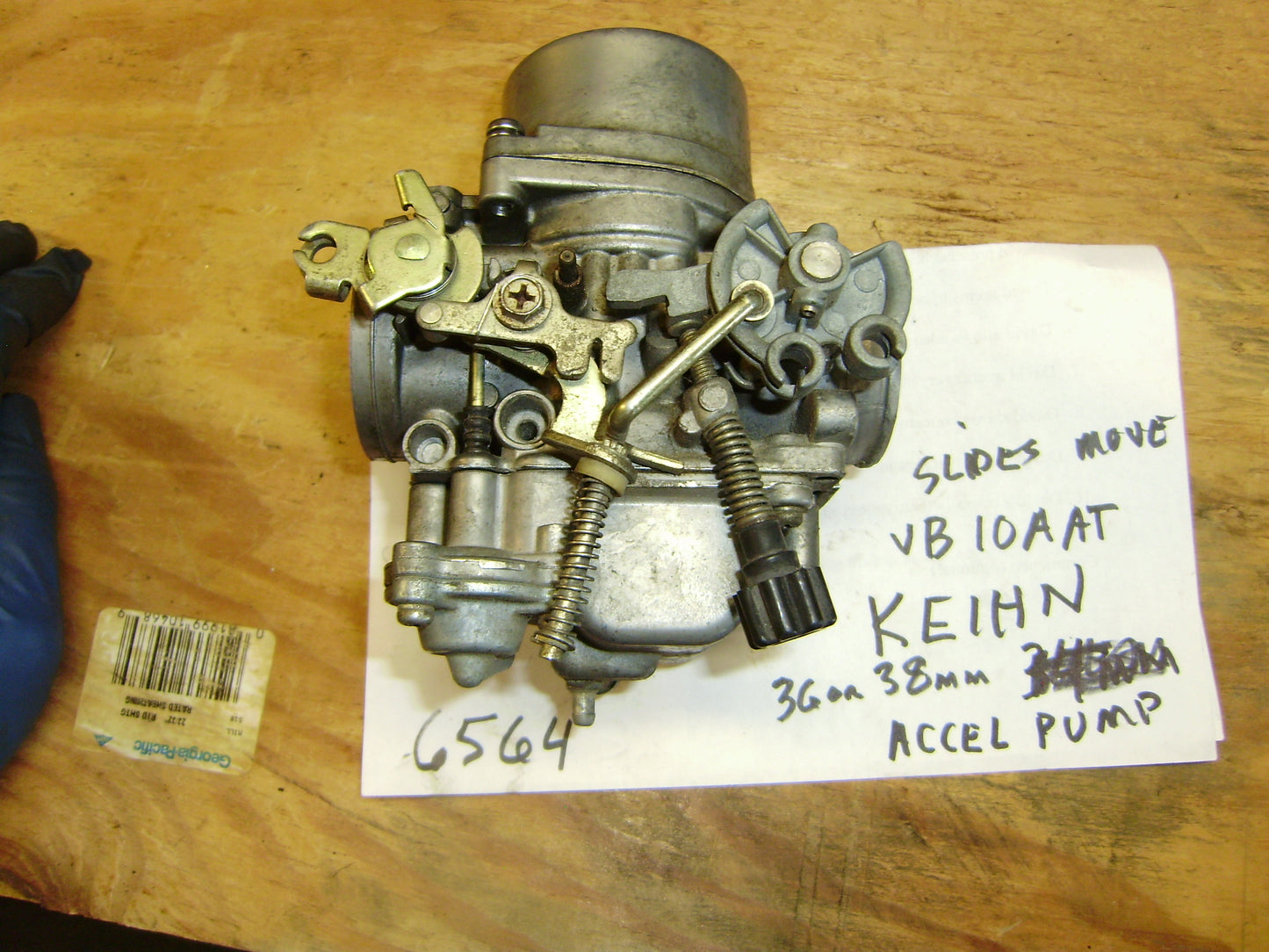 Honda Keihin 38mm  CV  Carburetor  sku 6564