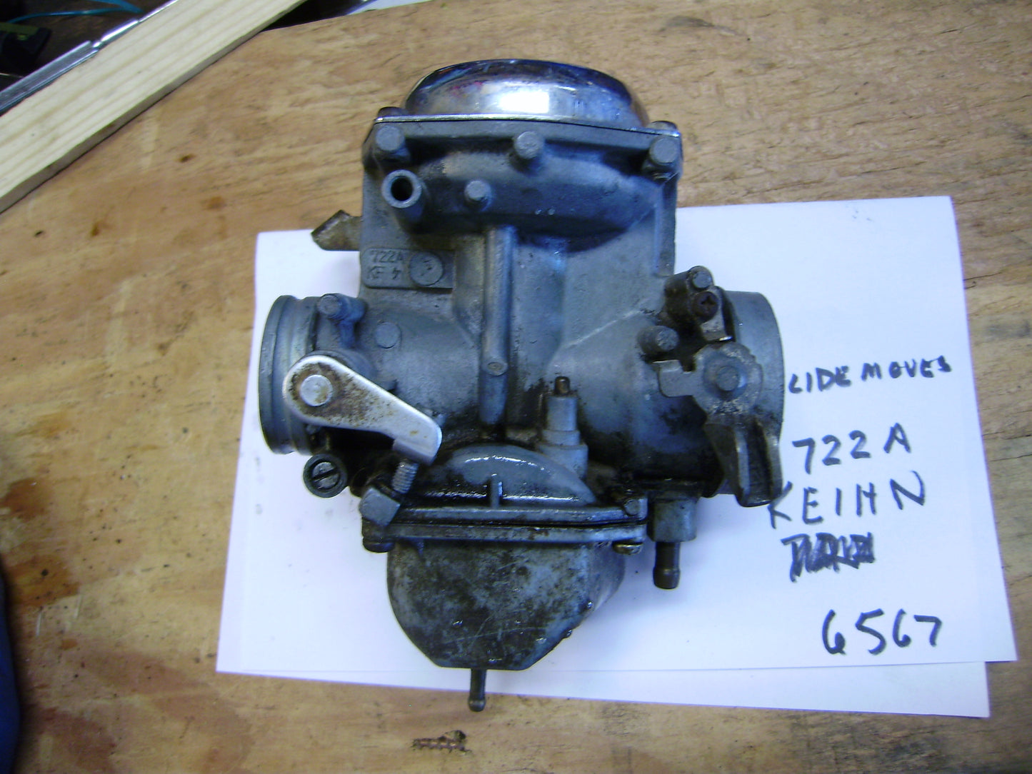 Keihin 32mm Carburetor  CB350 CL350 or CB450 CL450  marked 722A sku 6567