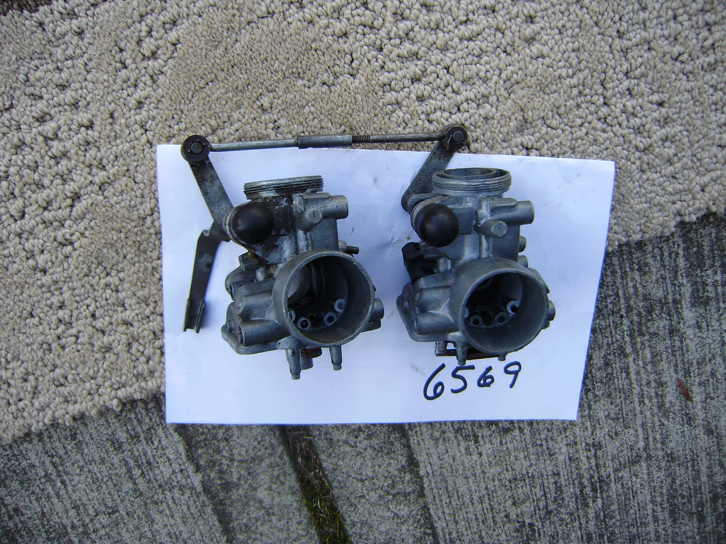 Keihin 20mm Twin  Carburetors for parts sku 6569