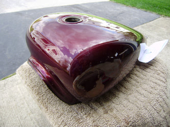 Sold Ebay 4/29/21 Honda VT600C Shadow Gas Tank Candy Wineberry Red With Damage sku 6573