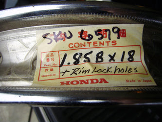 Honda NOS 18" 36 spoke DID Japanese wheel rim sku 6579