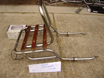 sold ebay 10/29/21 Honda CB750 K1-K5 NOS luggage rack with back rest sku 6602