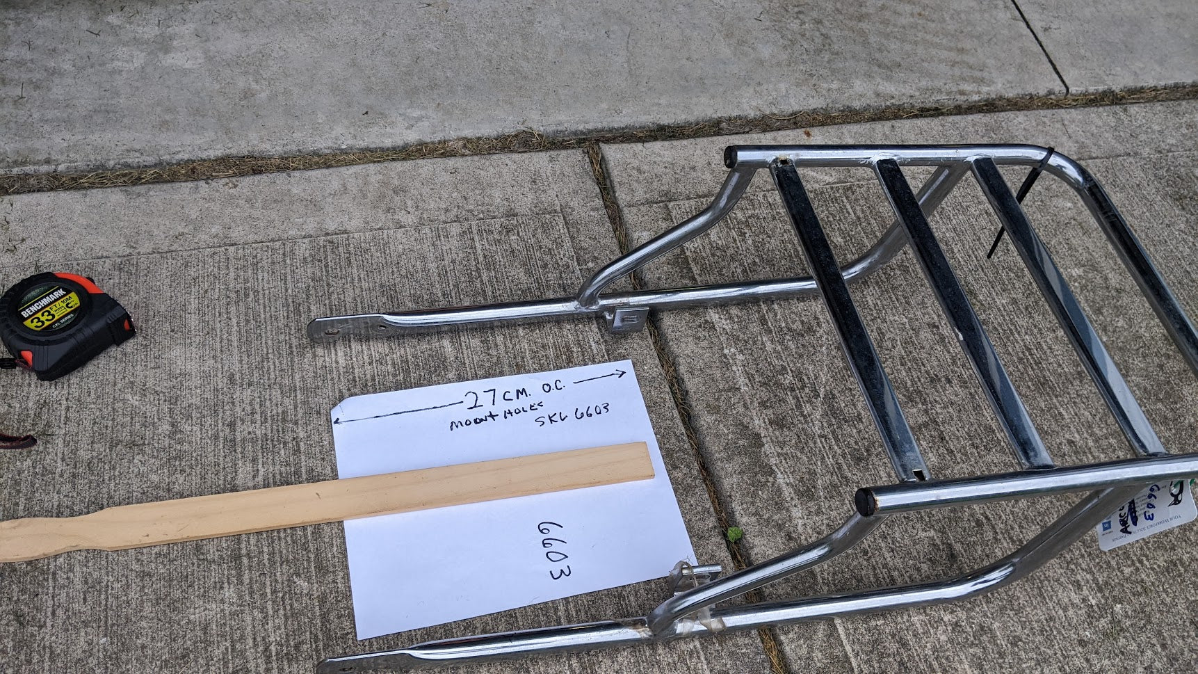 Amco Luggage Rack Unknown Model #4 sku 6603 – ClassicJapaneseMotorcycles