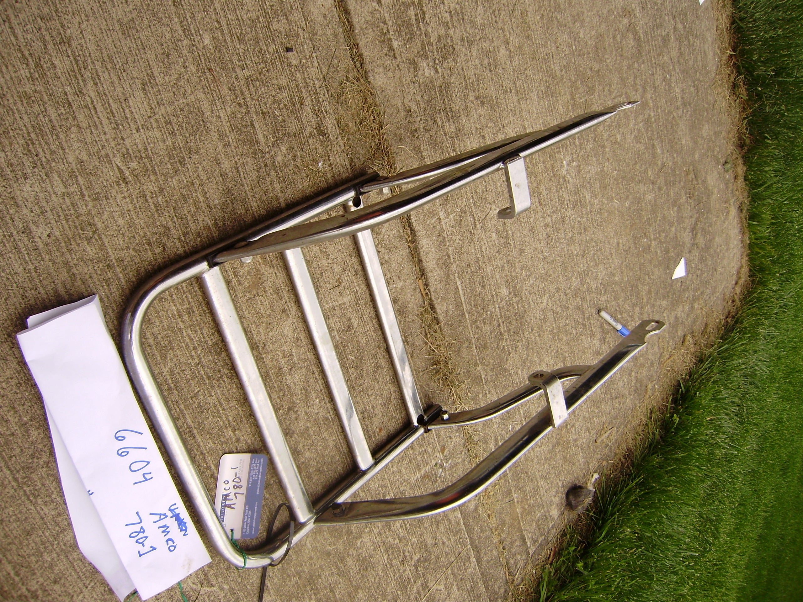 Amco Luggage Rack Marked 780-1, Unknown Model #5 sku 6604 ...