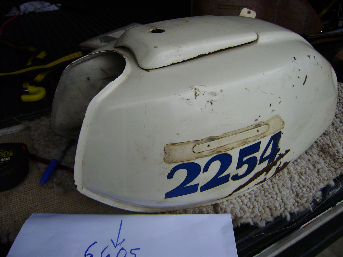 Sold Ebay 5/16/2021 Honda Police Gas Tank  sku 6605