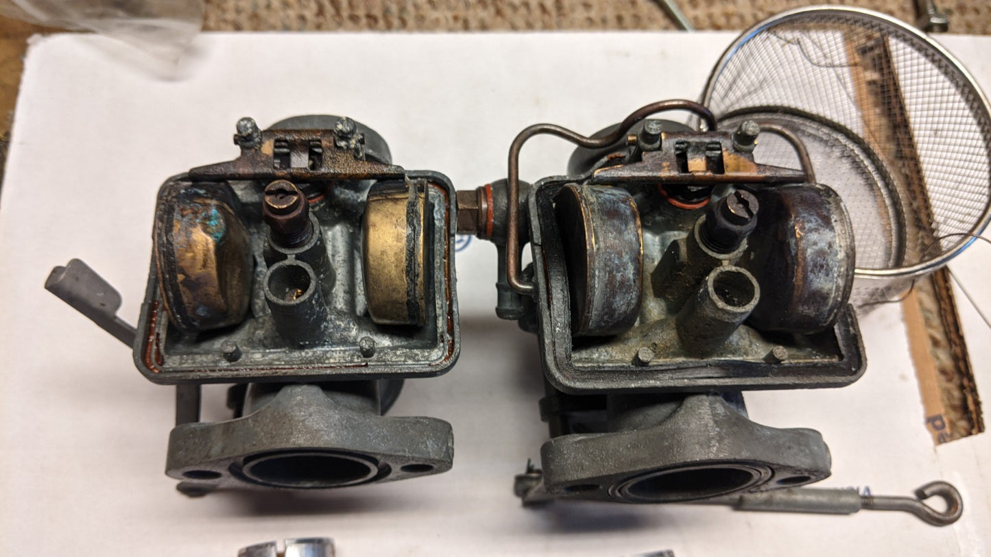 Sold Ebay 5/7/2021 Honda CB77 CL77 CB72 CL72 OEM 26mm Carburetor Pair, Missing Parts