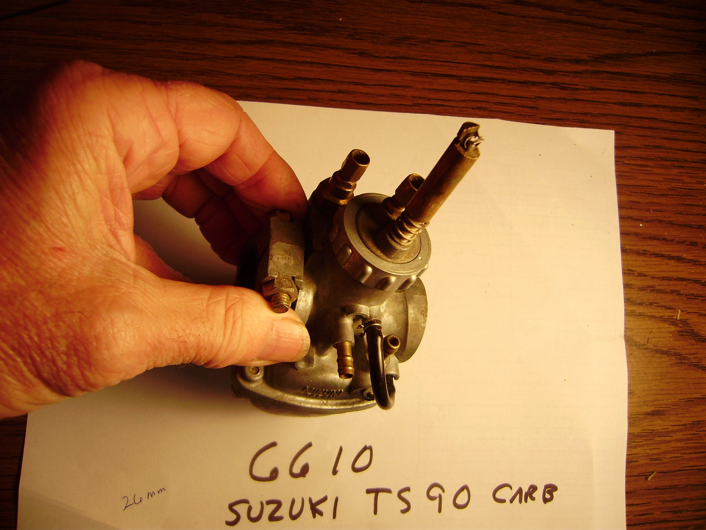 Suzuki TS90 OEM Carburetor sku 6610