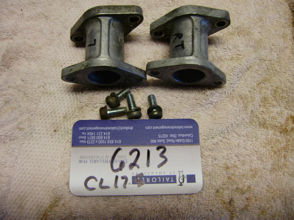 Honda OEM CB175 CL175 carburetor manifold pair  sku 6613