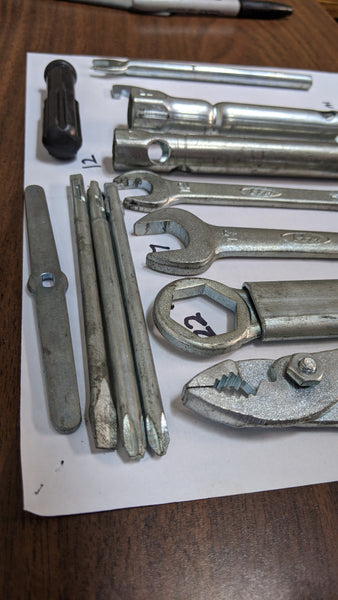 Honda CB400F OEM tool kit Museum Quality Tools 89010-377-000 sku 6642
