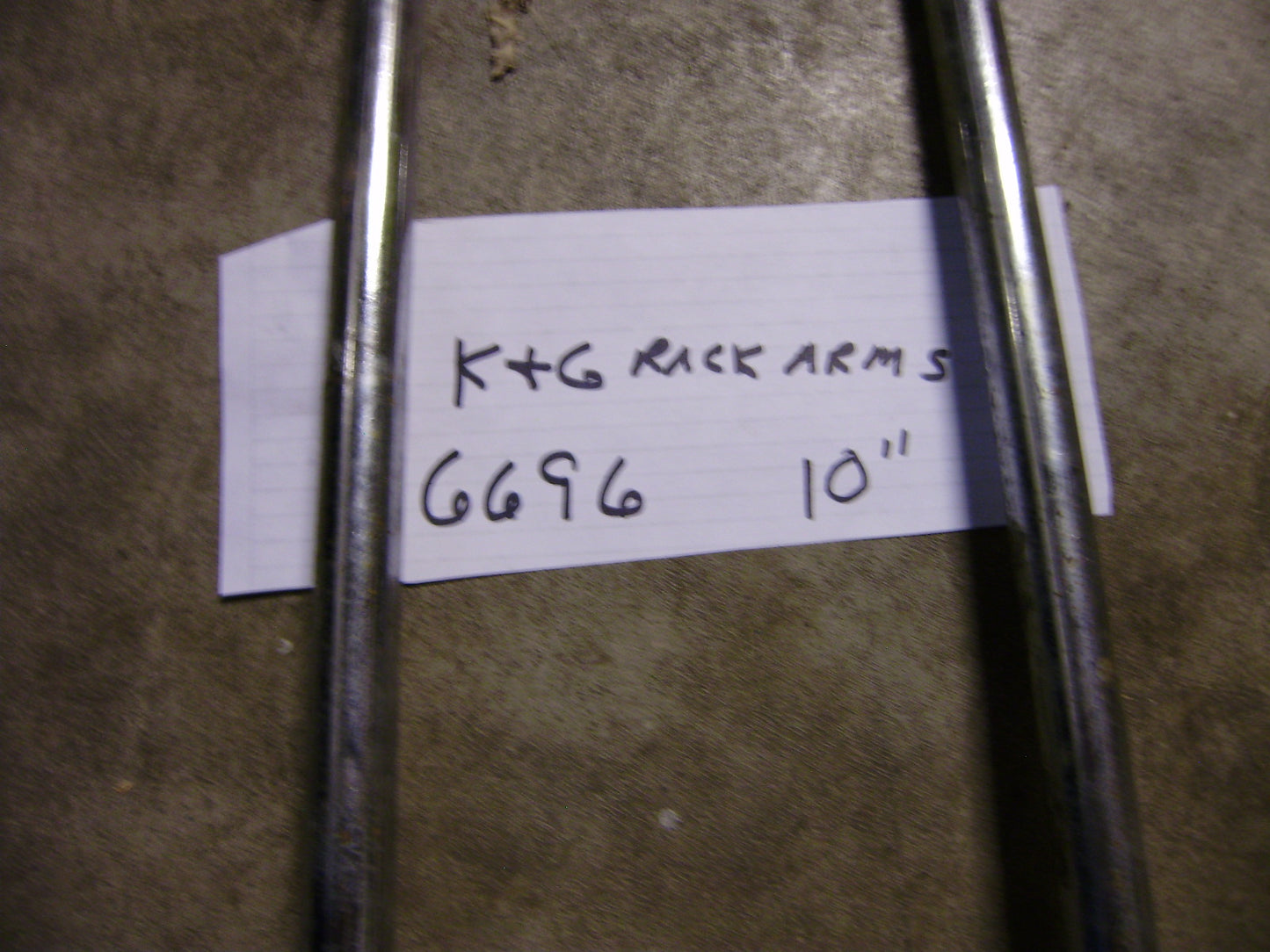 K&G Luggage Rack Universal Arm pair  my sku 6696