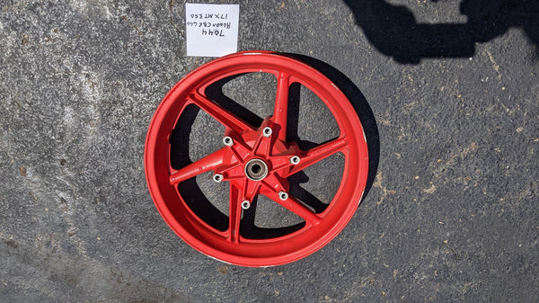 Sold Ebay Honda CBR600 Red Wheel 17 x MT 3.50 sku 7044